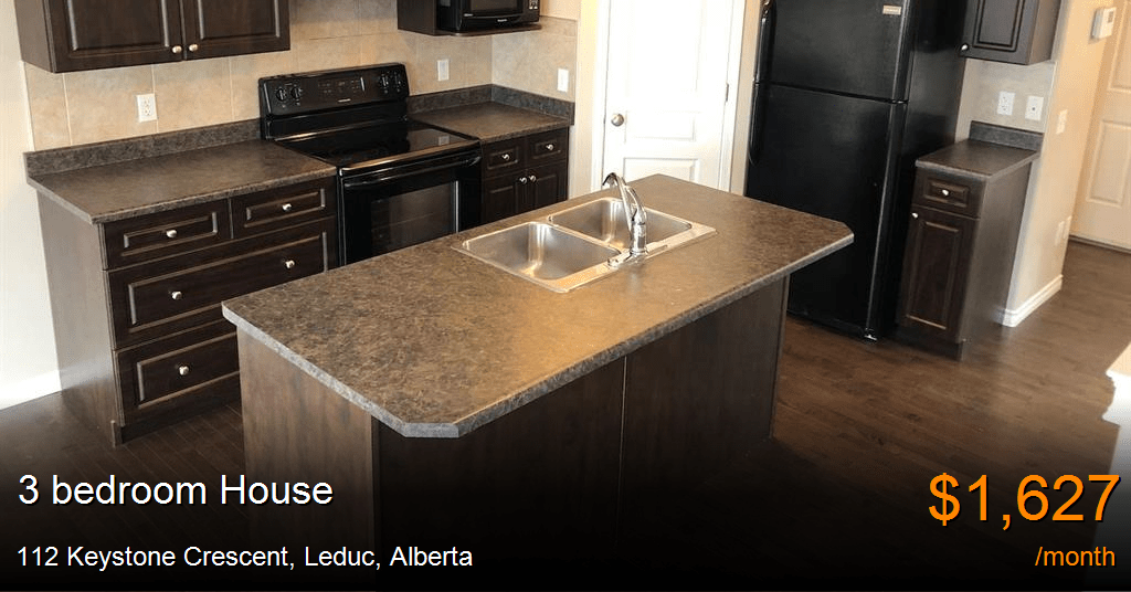 112 keystone crescent, leduc House for Rent