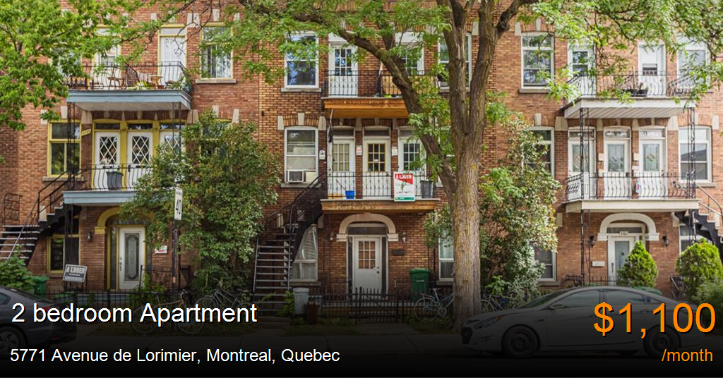 5771 avenue de lorimier, montreal Apartment for Rent