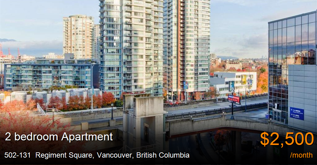 502131 regiment square, vancouver Apartment for Rent