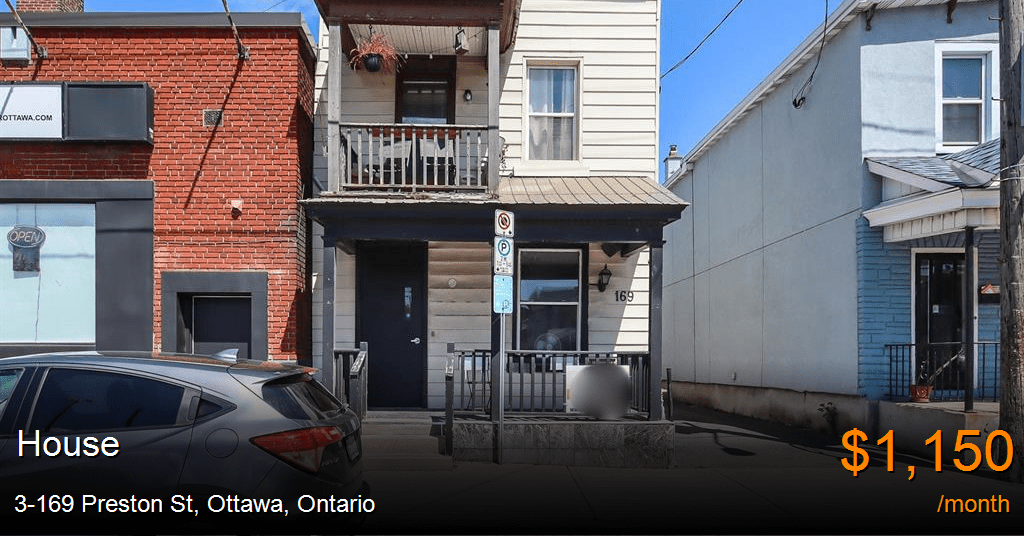 3169 preston st, ottawa House for Rent
