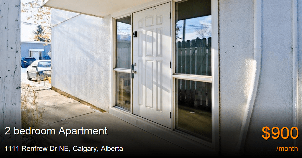 1111 renfrew dr ne, calgary Apartment for Rent