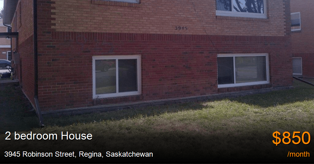 3945 robinson street, regina House for Rent
