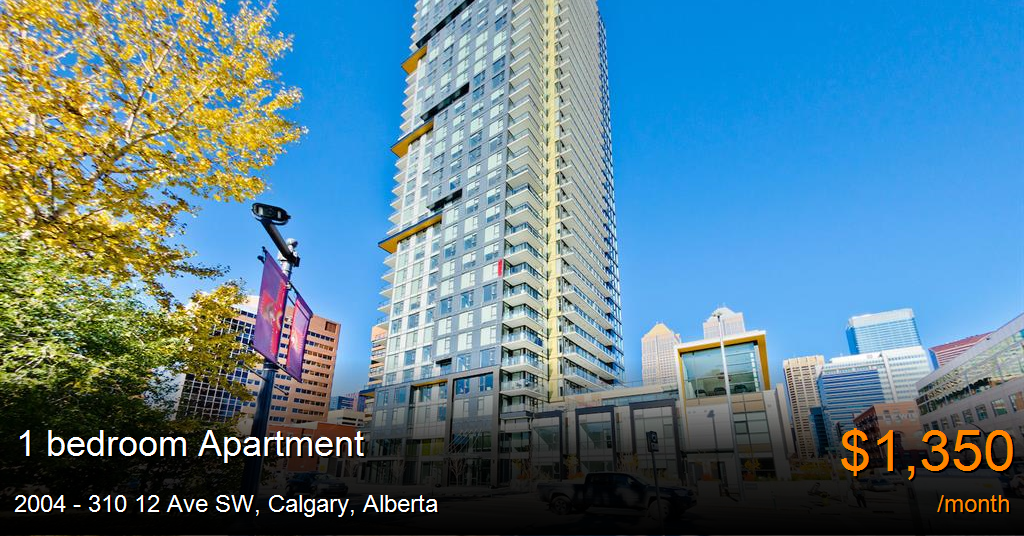 2004 310 12 ave sw, calgary Apartment for Rent