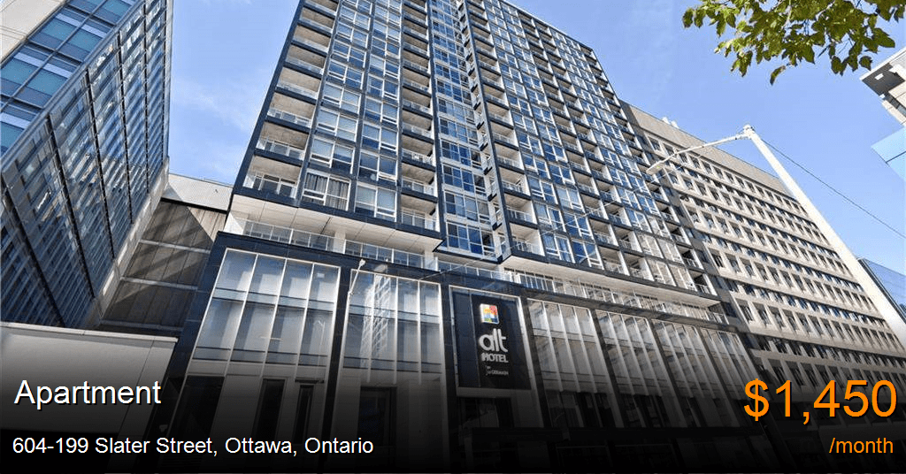 604199 slater street, ottawa Apartment for Rent