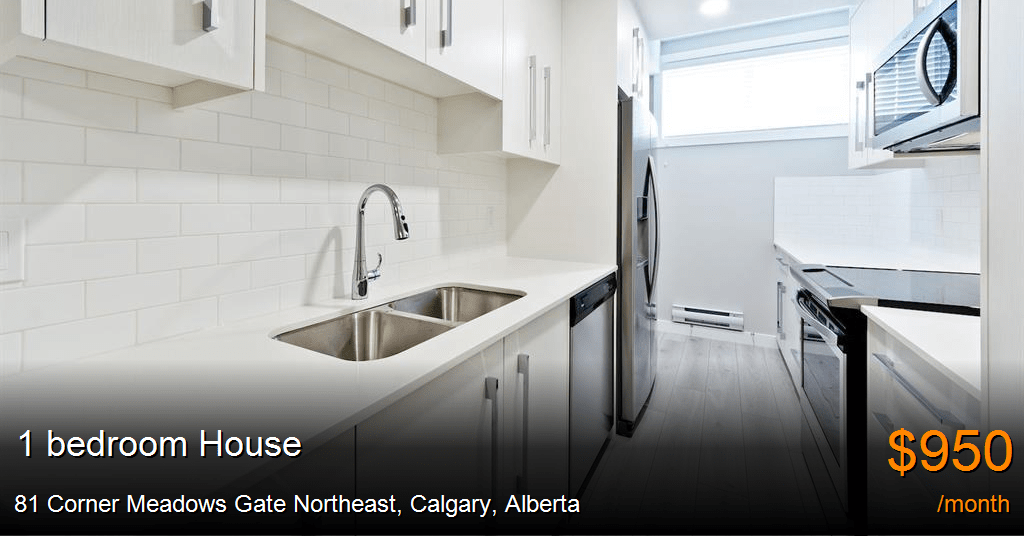 81 corner meadows gate northeast, calgary House for Rent