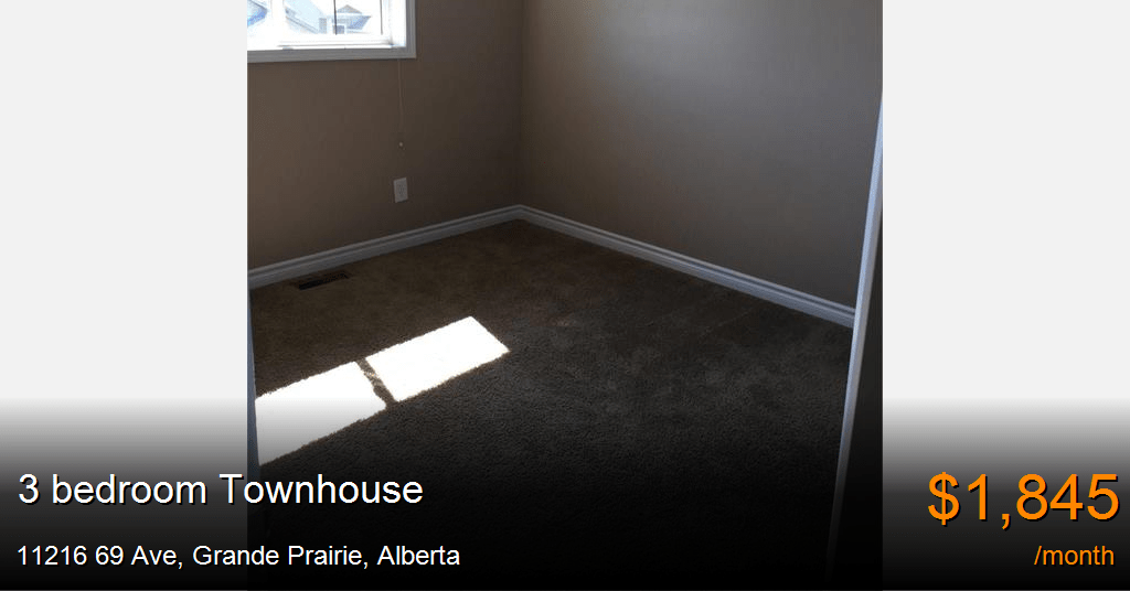 11216 69 ave, grande prairie Townhouse for Rent