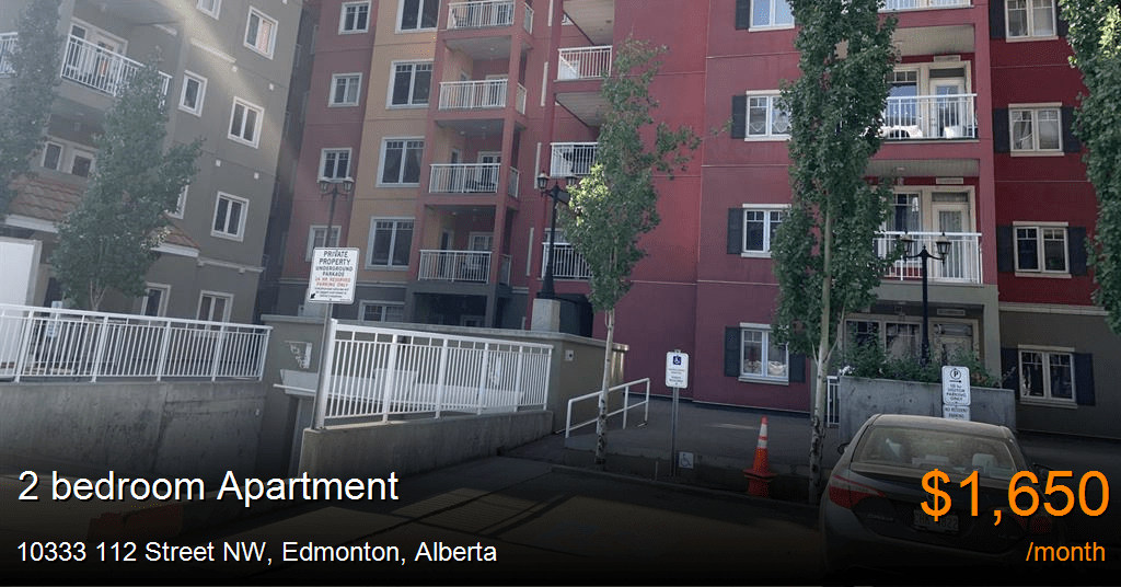 10333 112 street nw, edmonton Apartment for Rent