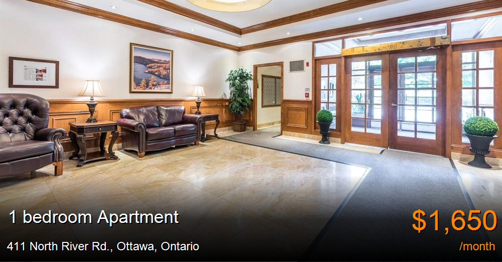 411 north river rd., ottawa Apartment for Rent