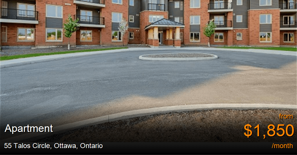 55 talos circle 101, ottawa Apartment for Rent