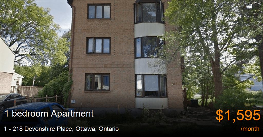 1 218 devonshire place, ottawa Apartment for Rent
