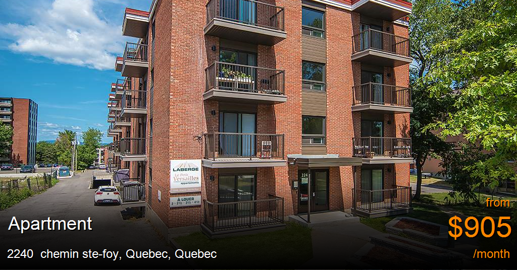 2240 chemin stefoy, quebec Apartment for Rent