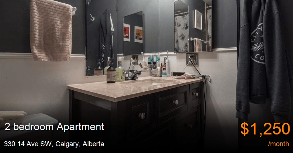 330 14 ave sw, calgary Apartment for Rent