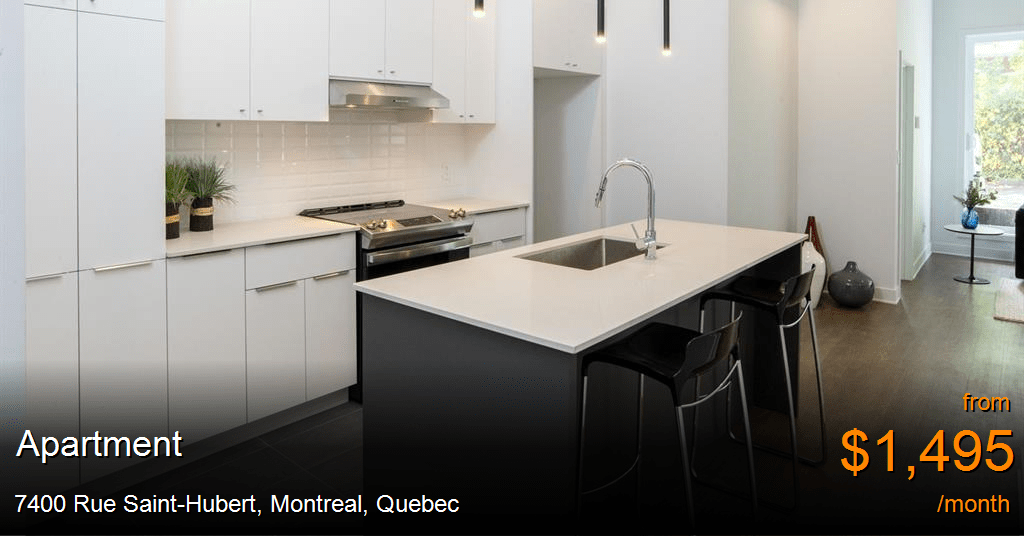7400 rue sainthubert, montreal Apartment for Rent