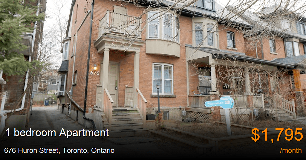 676 huron street, toronto Apartment for Rent
