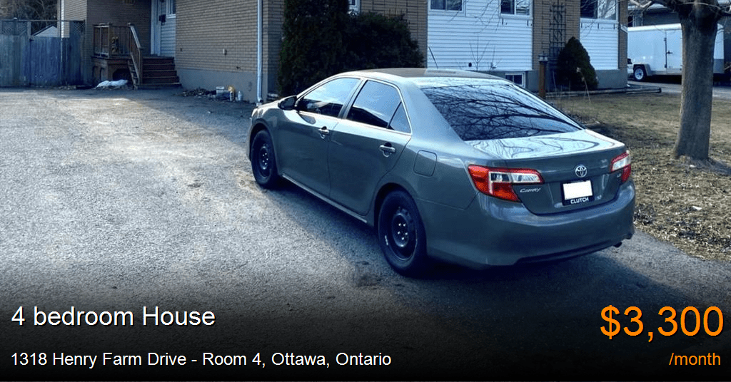 1318 henry farm drive, ottawa Apartment for Rent