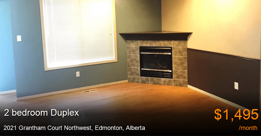 2021 grantham court northwest, edmonton Duplex for Rent