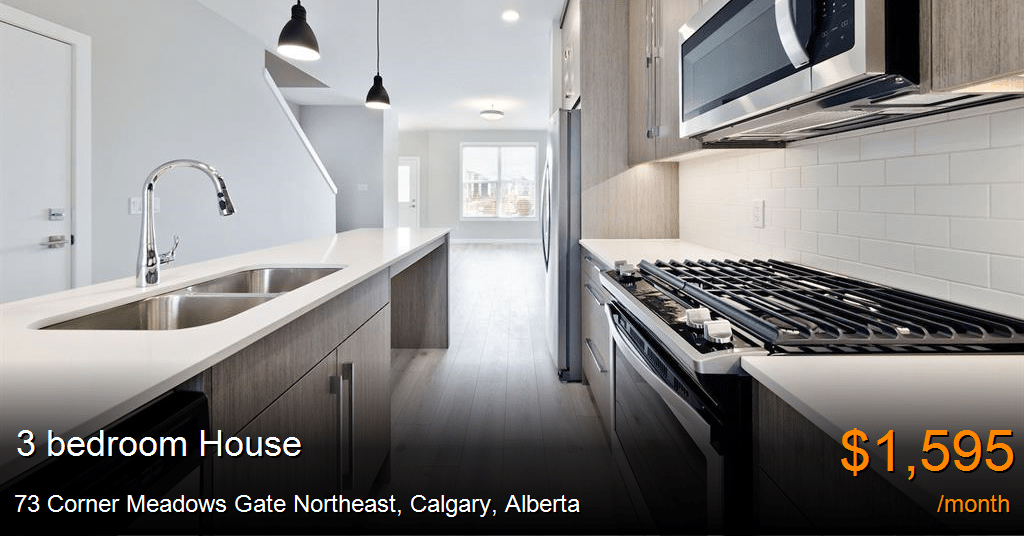 73 corner meadows gate northeast, calgary House for Rent