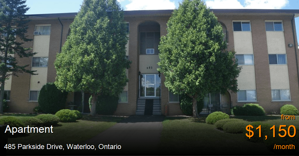 485 parkside drive, waterloo Apartment for Rent