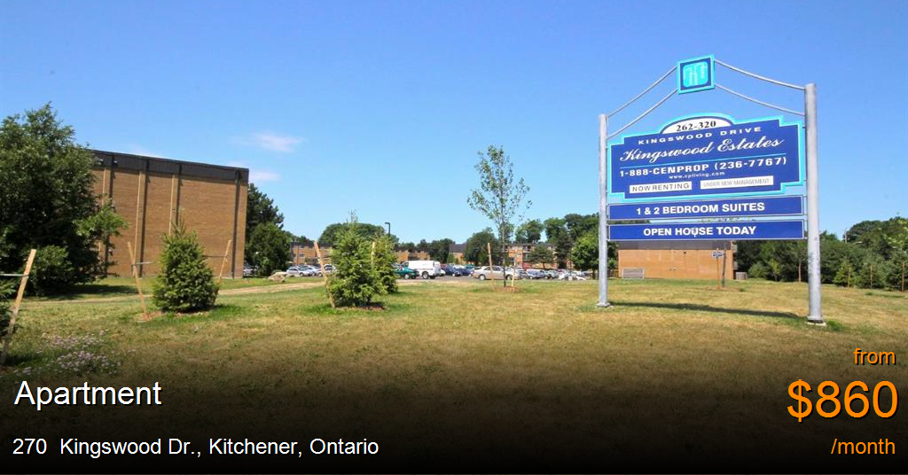270 kingswood dr., kitchener Apartment for Rent