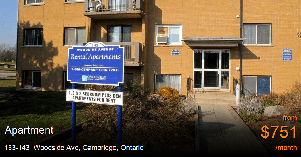133143 woodside ave, cambridge Apartment for Rent