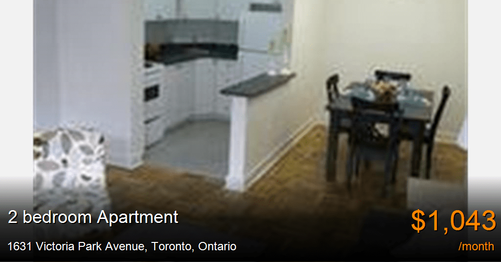 1631 victoria park avenue, toronto Apartment for Rent
