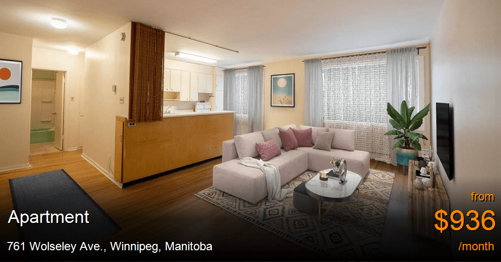 761 wolseley ave., winnipeg Apartment for Rent
