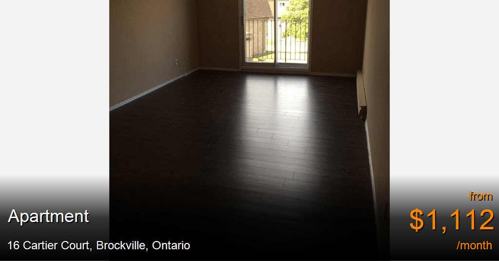 16 cartier court, brockville Apartment for Rent