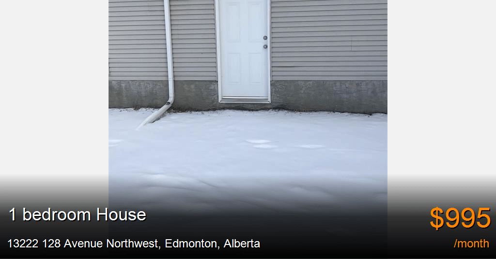 13222 128 avenue northwest, edmonton House for Rent
