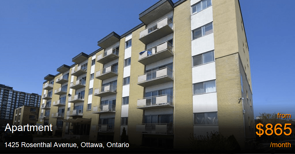 1425 Rosenthal Avenue, Ottawa Apartment for Rent B20149