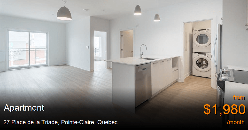 27 place de la triade, pointeclaire Apartment for Rent