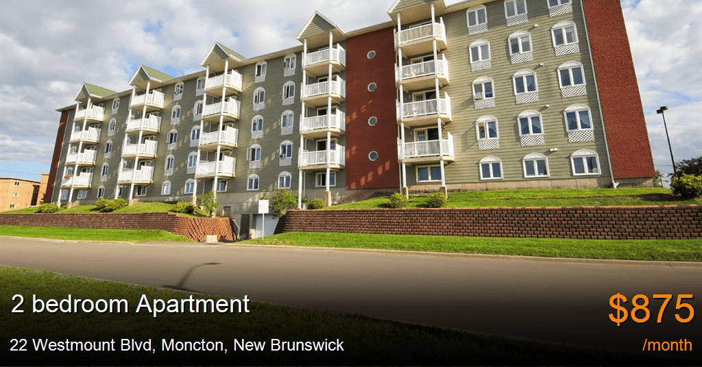 22 Westmount Blvd, Moncton Apartment for Rent B20250