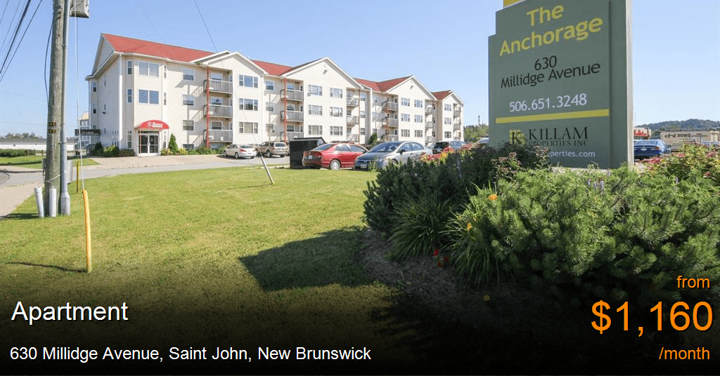 630 Millidge Avenue, Saint John Apartment for Rent B20294