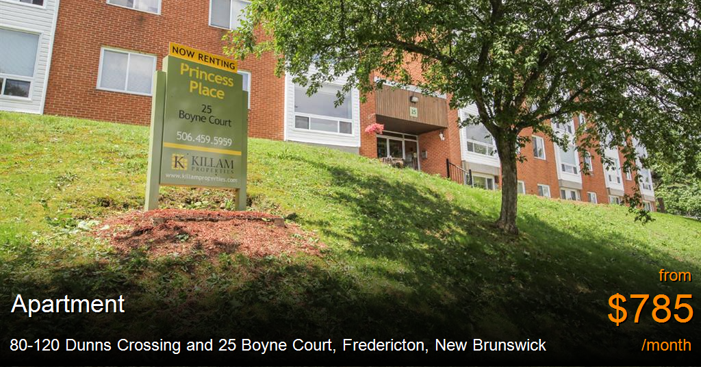 80120 Dunns Crossing and 25 Boyne Court, Fredericton Apartment for