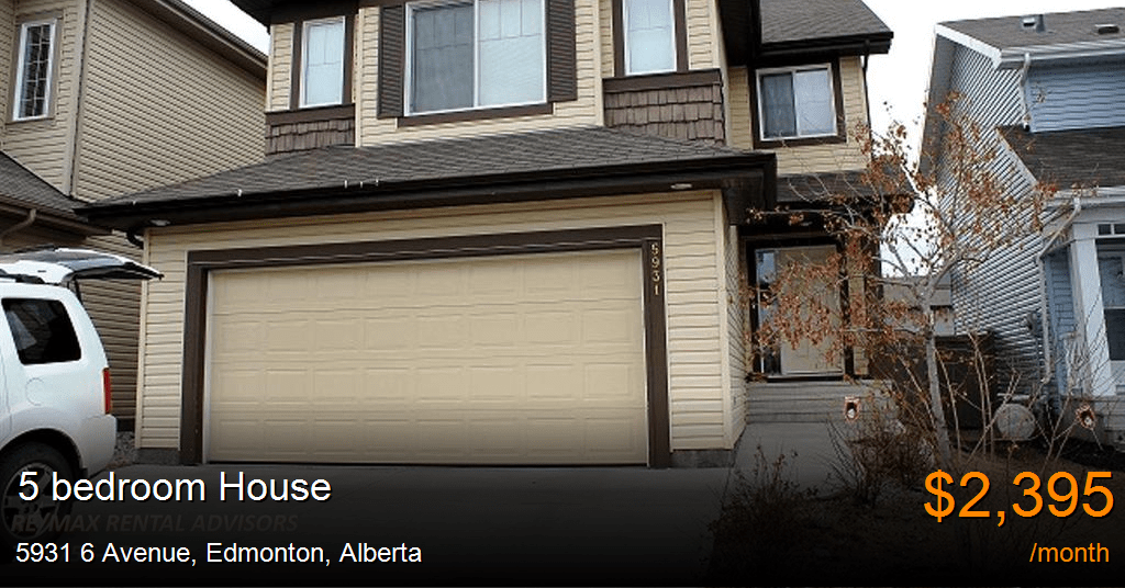 5931 6 avenue, edmonton House for Rent