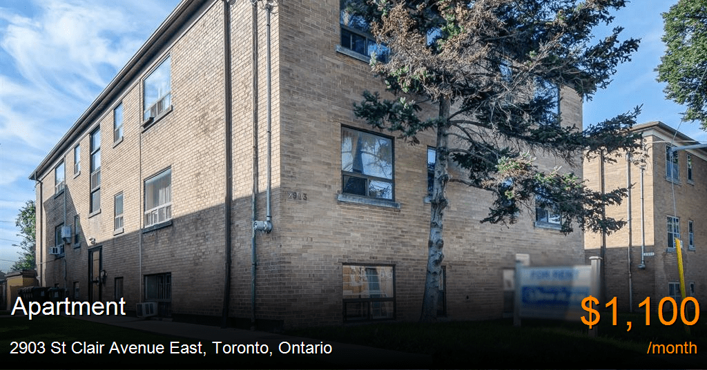 2890 2903 st clair avenue east, east york Apartment for Rent