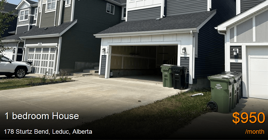 178 Sturtz Bend, Leduc House for Rent B206586