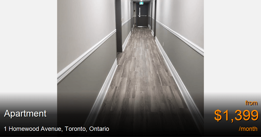 1 homewood avenue, toronto Apartment for Rent