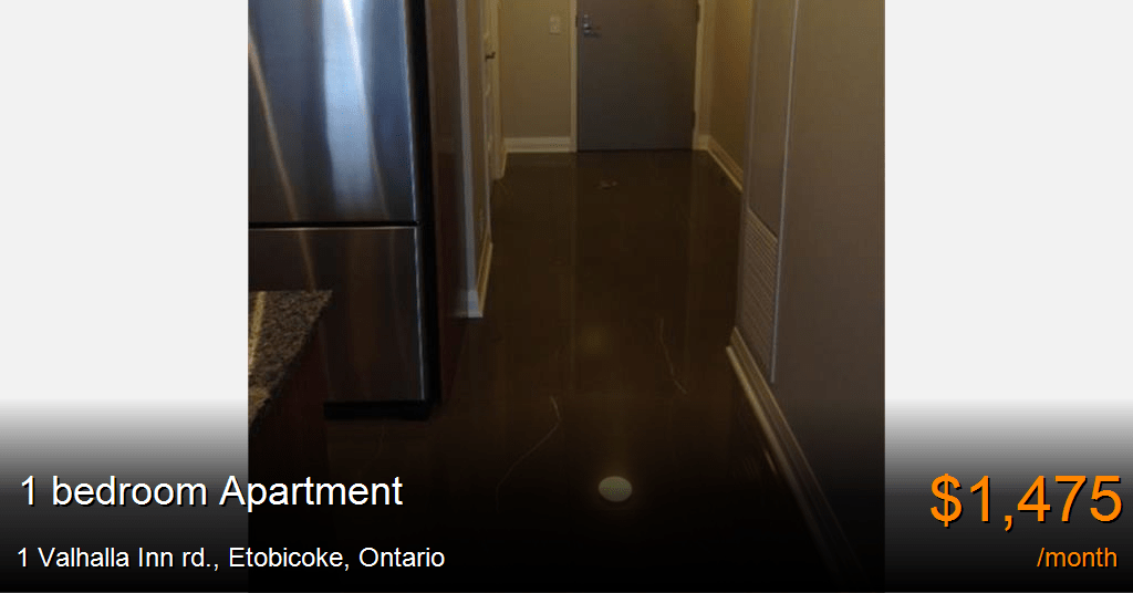 1 valhalla inn rd., etobicoke Apartment for Rent