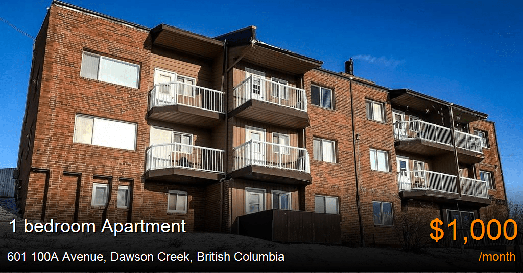 601 100A Avenue, Dawson Creek Apartment for Rent