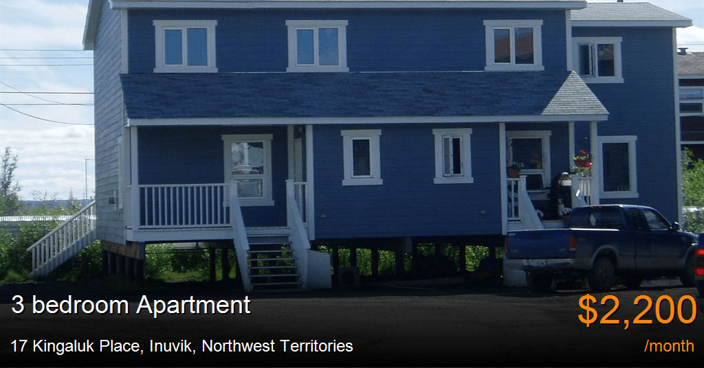 17 kingaluk place, inuvik Apartment for Rent