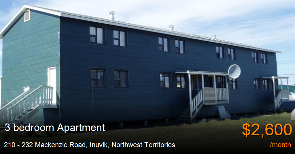 210216, 218224, 226232 mackenzie road, inuvik Townhouse for Rent