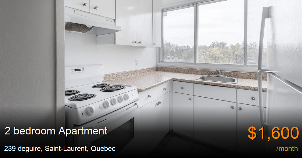 239 deguire, saintlaurent Apartment for Rent