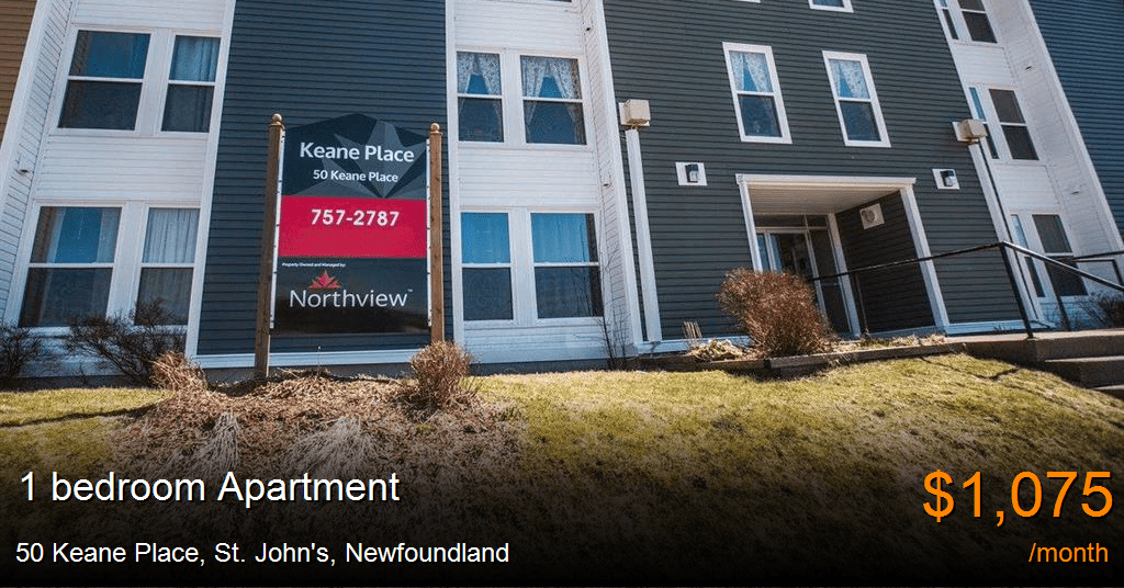 50 Keane Place, St. John's Apartment for Rent