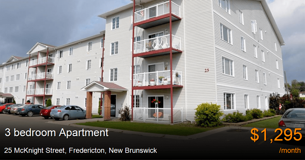 25 McKnight Street, Fredericton Apartment for Rent B21919