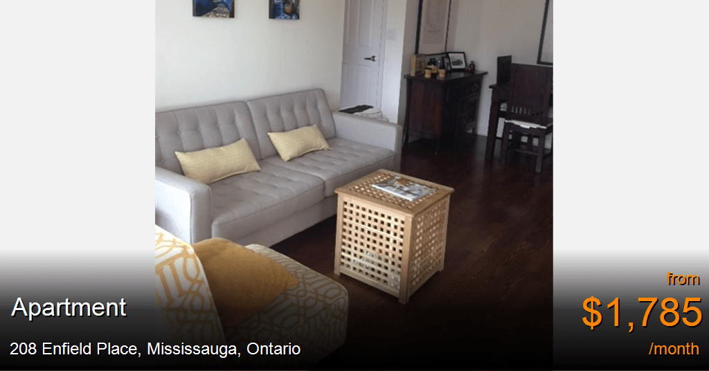 208 Enfield Place, Mississauga Apartment for Rent B22163