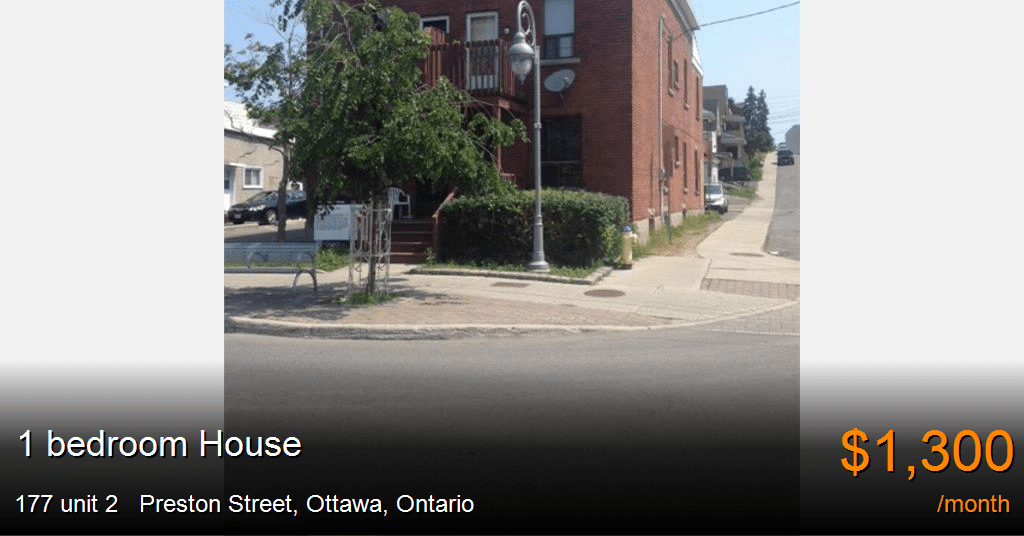 177 unit 2 preston street, ottawa House for Rent