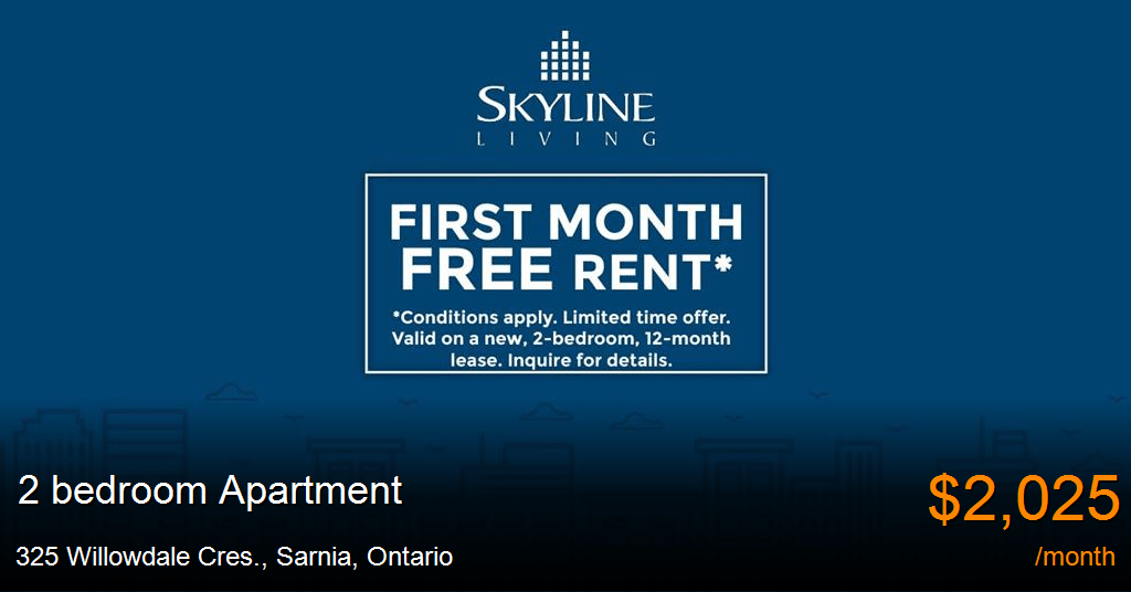 325 Willowdale Cres., Sarnia Apartment for Rent