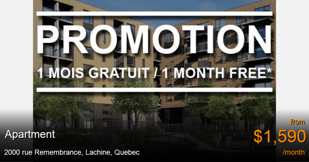 2100 rue remembrance, lachine Apartment for Rent