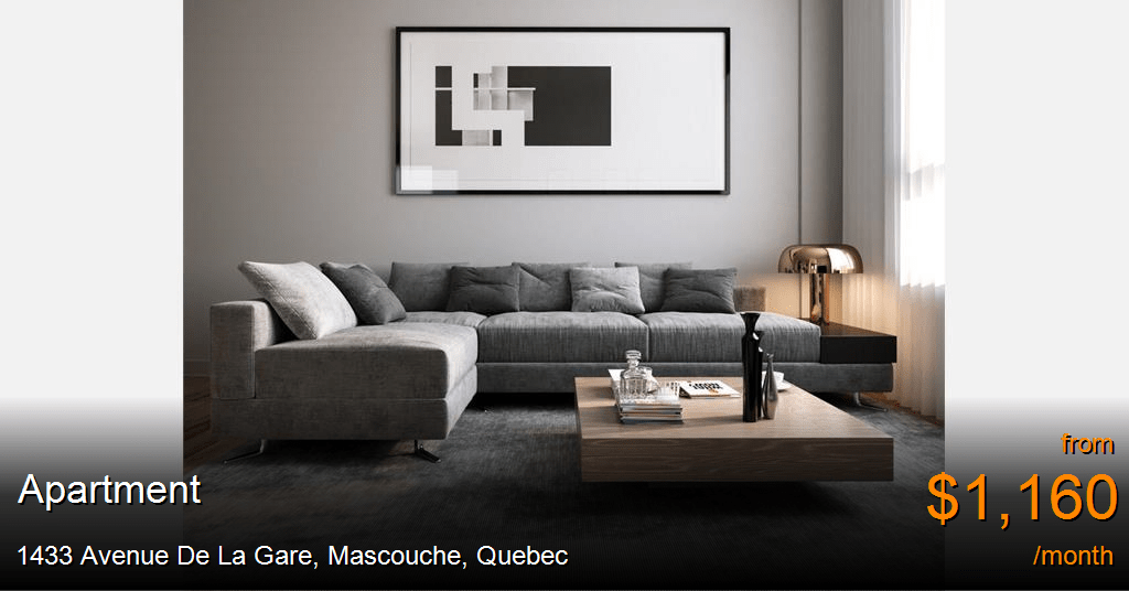 1433 avenue de la gare, mascouche Apartment for Rent