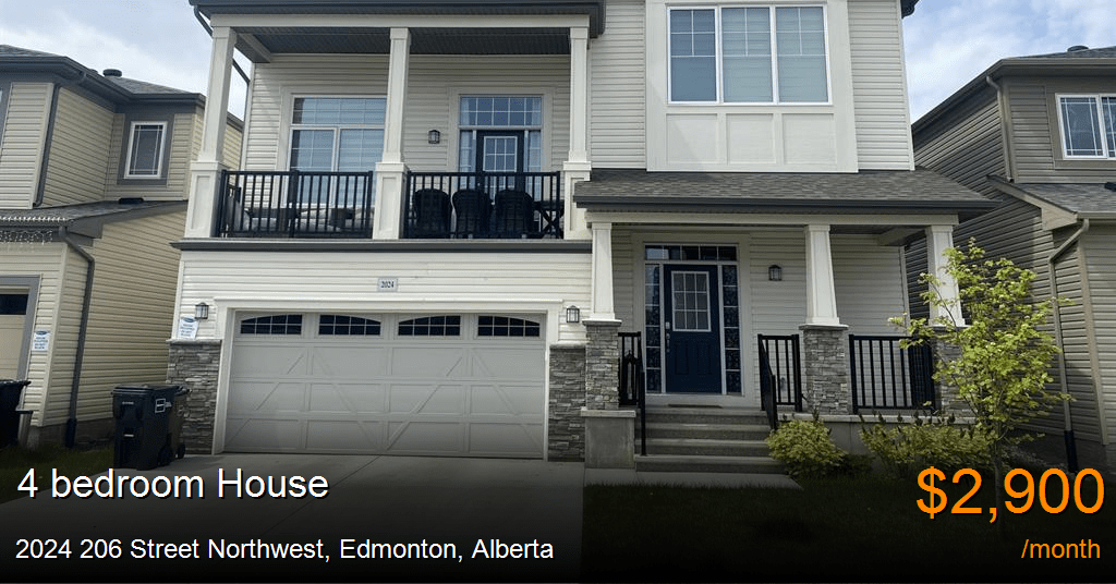2024 206 street northwest, edmonton House for Rent